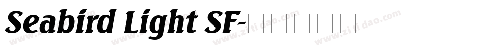 Seabird Light SF字体转换